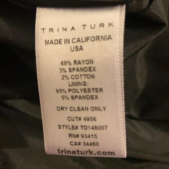 🟠 Trina Turk 🟠 abstract flower mini dress - Picture 6 of 7